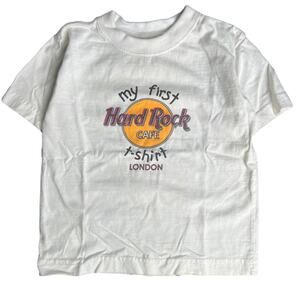 Vintage My First Hard Rock Cafe T-shirt London Toddler Size XS